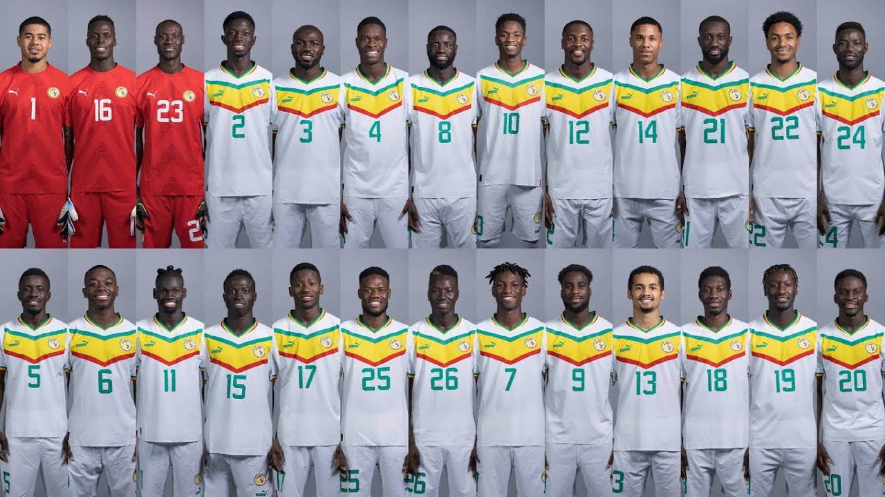 Senegal's Official Squads at FIFA WORLD CUP 2022 YouTube