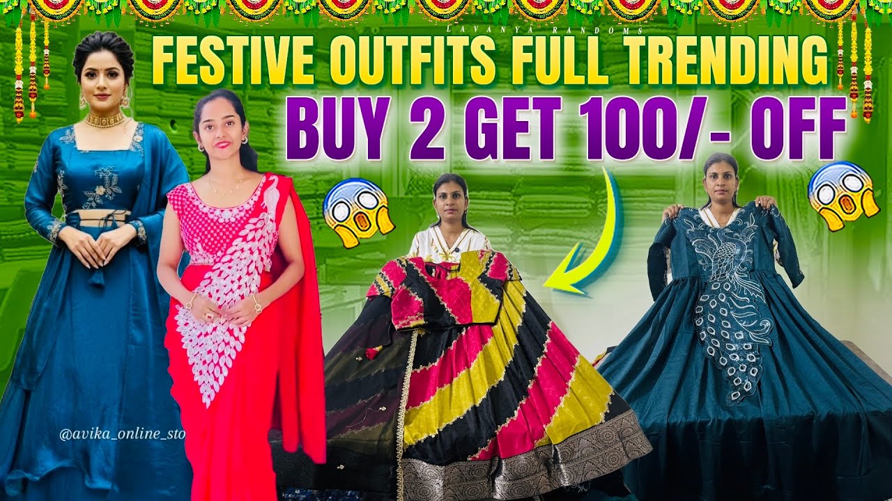 Ugadi & Sri ramaNavami Festive Outfits full trending designs 