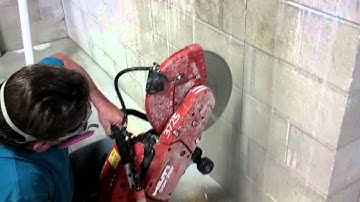 Cutting the doorway!