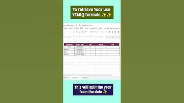 Separate Day, Month and Year from any Date format In #Excel | Time Saving Tricks #shorts