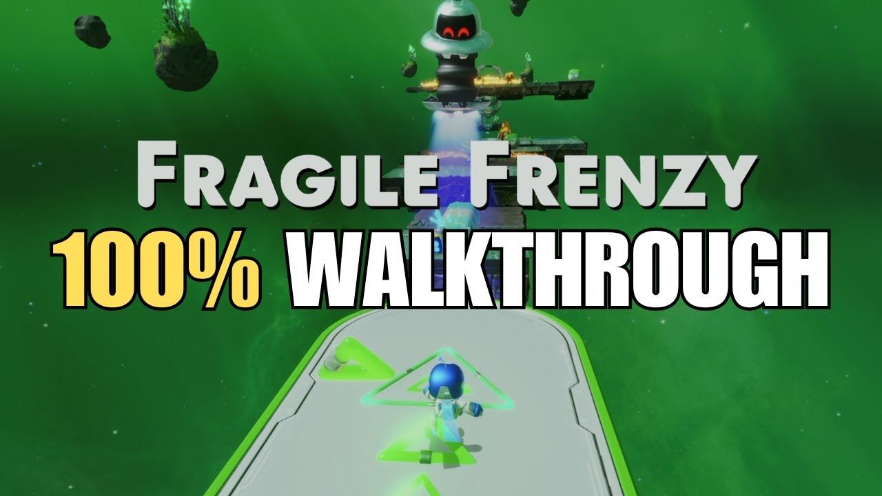 Astro Bot Fragile Frenzy 100% Walkthrough PS5 Gameplay No Commentary
