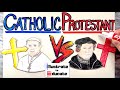 Christian Denominations Explained Catholics Vs Protestants - Catholicism and Protestantism explained