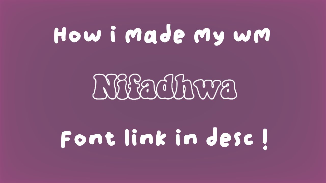 how i made my watermark (link font in desc) #ibispaintx #watermark #tutorial #howtomake