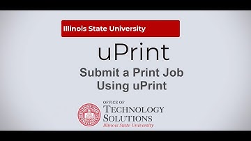 Submit a Print Job Using uPrint