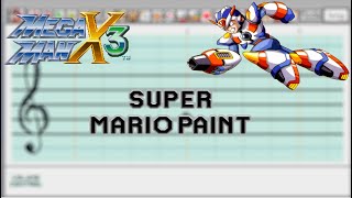 Mega Man X3 - Dr. Doppler Stage 1 - Super Mario Paint