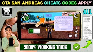 📲 How To Apply Cheats In Gta San Andreas | Gta San Andreas Cheat Codes Mobile | Gta Sa Cheats Codes screenshot 4