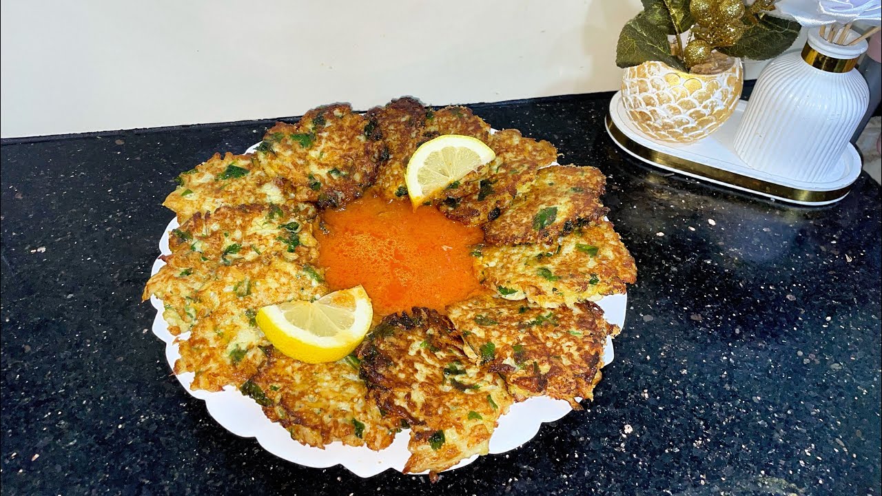  أبن طبق العشاء  خفيف وبنين شوفلور مقلي مع صلصة الحمراء بدجاج 🥰