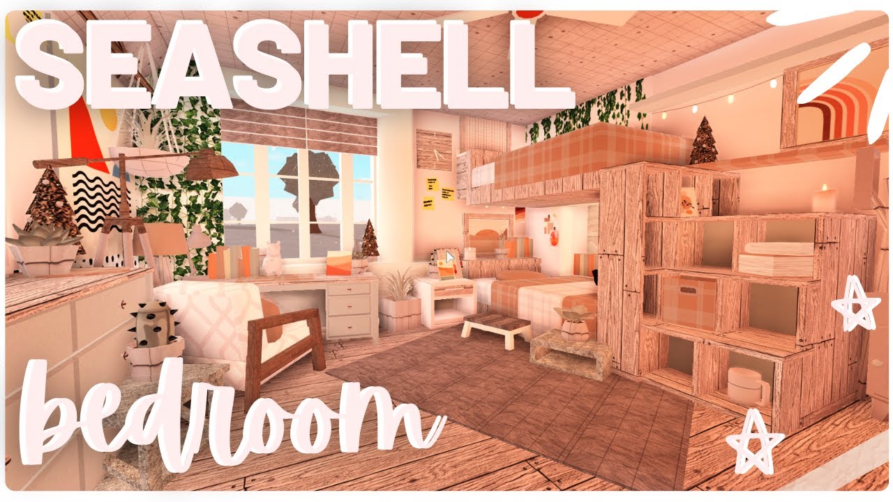 Seashell Bedroom • Roblox Bloxburg YouTube