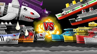 Download Lagu Titanic, Goldentanic, Britannic, Bulltanic and more in an epic battle for the seas 🚢⚓️ MP3