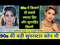 Karishma kapoor Vs Madhuri Dixit 1991 To 1999 Box office Analysis who was the best superstar