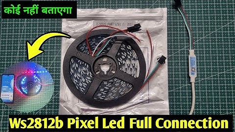 Ws2812b Pixel Led Connection || Ws2812b Pixel led Connection a to z || pixel led Connection 