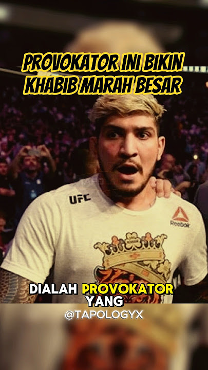 Inilah penyebab Khabib marah! #shorts #ufc #khabib #viralshorts