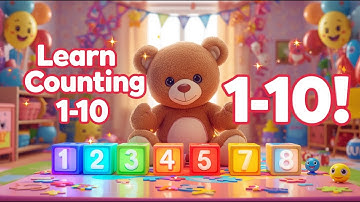 Learn Counting from 1 to 10 with Bear Puzzle  Fun Number Learning for Kids  Clapo Kids