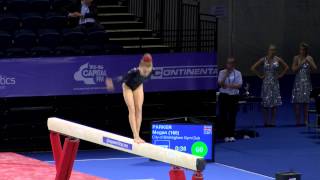 Megan Parker Bb Espoir British Apparatus Finals 2014