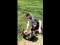 Doberman Dog Welcomes US Soldier From Afghanistan