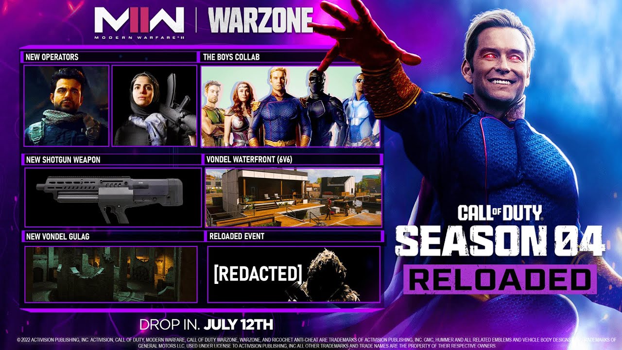 Call of Duty: Modern Warfare II and Call of Duty: Warzone Season 04  Reloaded: What You Need to Know