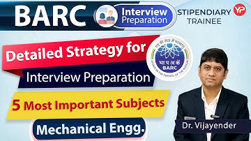 5 Most Important Mechanical Subjects for Stipendiary Trainee BARC 2024 level-I | Start preparation