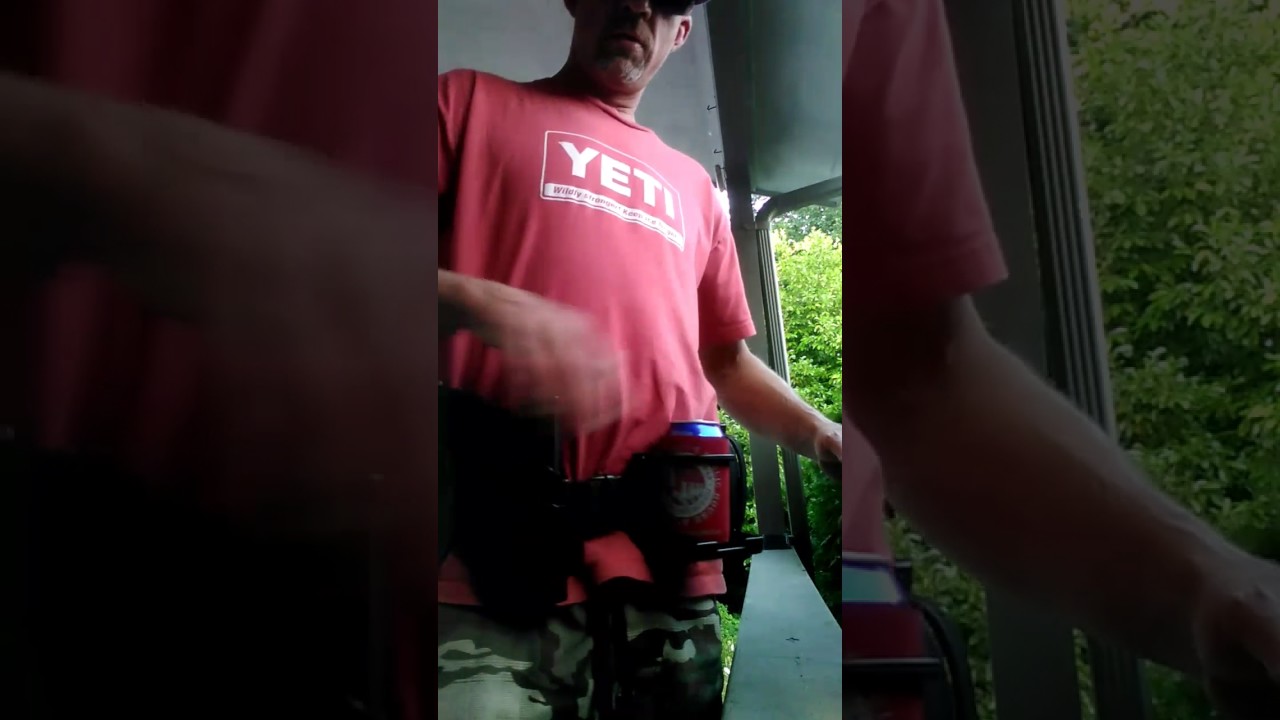 Hipmule folding belt clip drink carrier