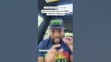 My Secret Strategy for FREE CARFAX Reports