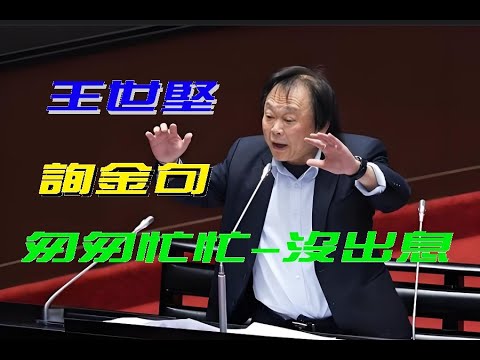2025抖音KUSO爆紅 紅遍兩岸 王世堅質詢金句 匆匆忙忙 改編歌曲 沒出息