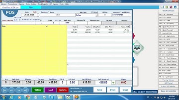 POS SALE Bill Entry in Oneplus GST Software