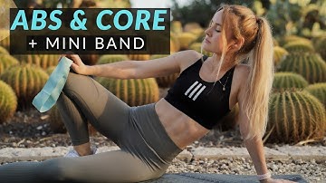 10 MIN  ABS & CORE WORKOUT - With Resistance Band!