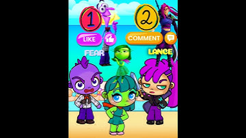 DISGUST, FEAR, ANGER and JOY / INSIDE OUT 2 Part 3/ 4 Avatar World 🤪🥰. #avatarworld #insideout2
