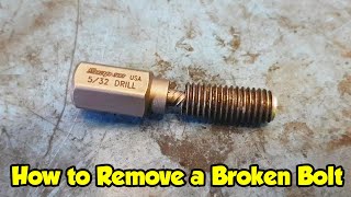 How to Remove a Broken Bolt | 3 Ways to Use an Easy Out/ Stud Extractor