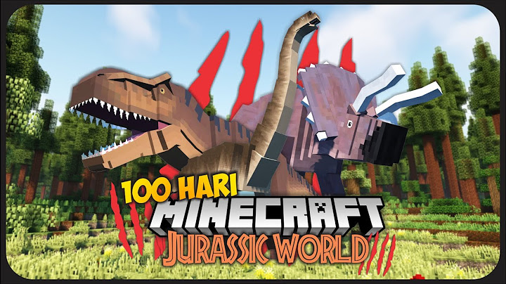 100 Hari di Minecraft Tapi di Dunia Dinosaurus ! - Petualangan Menaklukan Dinosaurus !