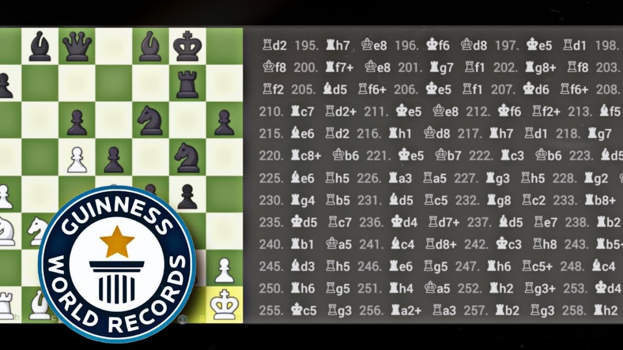LONGEST CHESS GAME EVER PLAYED YouTube LONGEST CHESS GAME EVER PLAYED YouTube