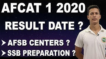 AFCAT 1 2020 Result Date ? | AFCAT SSB Interview Preparation ?