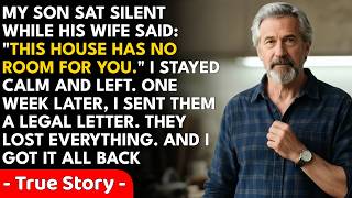 My daughter-in-law told me This house only has room for our family — not you. So I decided to...