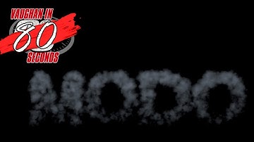 MODO | Create Clouds in the Shape of Text