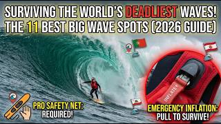Ultimate Danger: 11 Most Insane Big Wave Spots for EXPERT Surfers