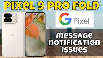 Message notification not working Google Pixel 9 Pro Fold || How to solve message notification issues