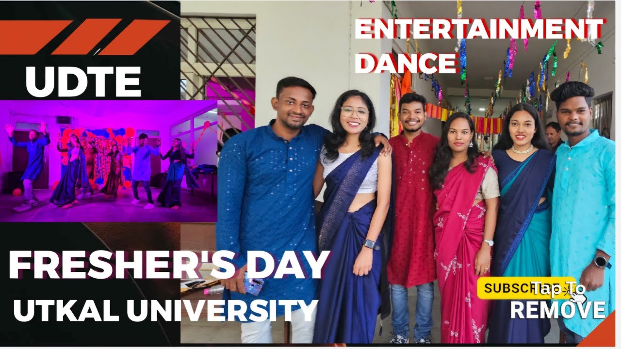 Entertainment Dance // Fresher's Day at UDTE,  Utkal University