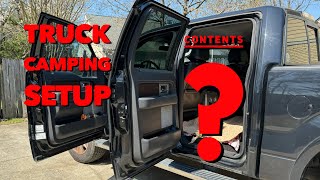 Truck Camping Setup