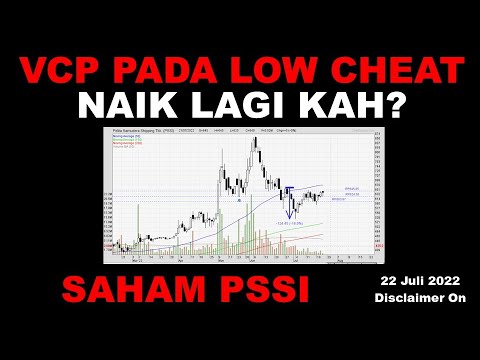 Saham PSSI - 22 Juli 2022 - Pola chart VCP Low Cheat membuat saham ini menarik lagi