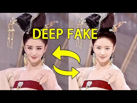 AI換臉 看神仙妹妹趙露思換臉唐妝佟麗婭 天貓618芒種舞娛樂Zhao Silu Changes Face Tong Liya Tmall 618 Mang Dance DeepFake 