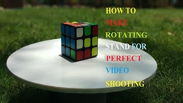 How to Make a Motorized Lazy Susan. Perfect for Shooting Video