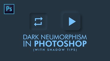 Neumorphism in Photoshop | Dark Theme