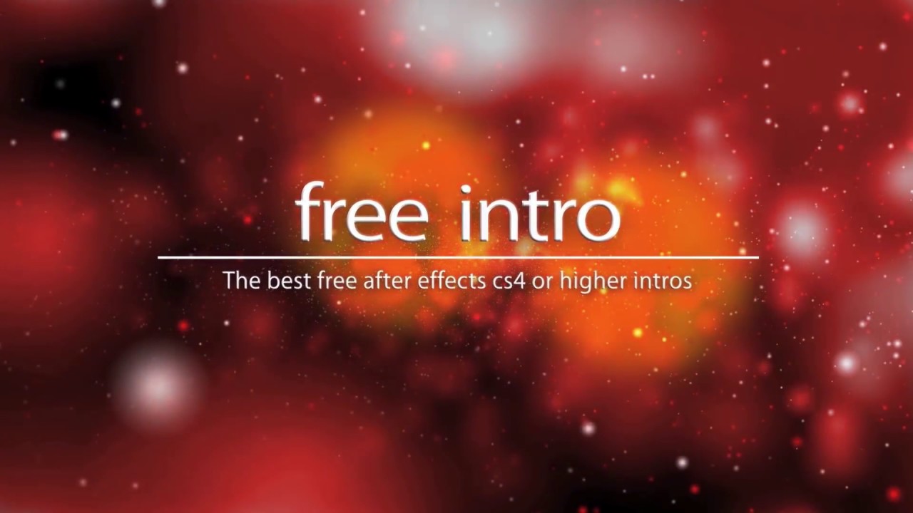 Top 10 Free After Effects CC CS6 Intro Templates No Plugins + Download