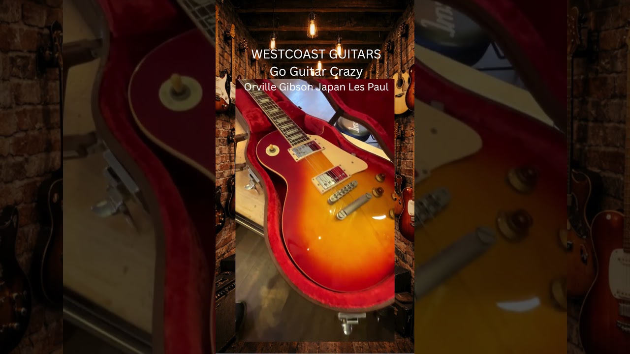 Vintage Orville Gibson Japan Les Paul #gibson #lespaul #viral