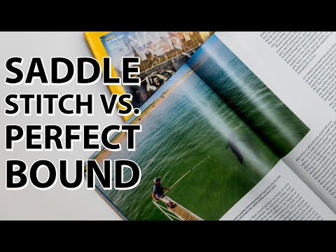 Saddle Stitch Binding vs Perfect Binding
