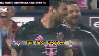 Lionel Messis Mastercl Solo Goal Inter Miami Vs. Mls Highlights
