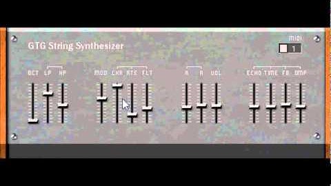 GTG String Synthesizer by GTG Synths