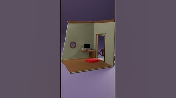 Short Hotel Room Isometric Blender  #blendertutorial #blender3d #blender #blendertips #3danimation