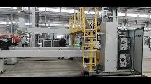 Industrial spot welding robot system equipment for bus roof panel making for manufacturing plant