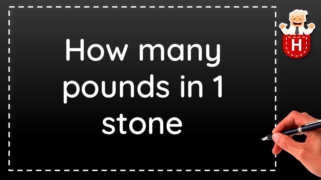 How Many Pounds In 1 Stone YouTube