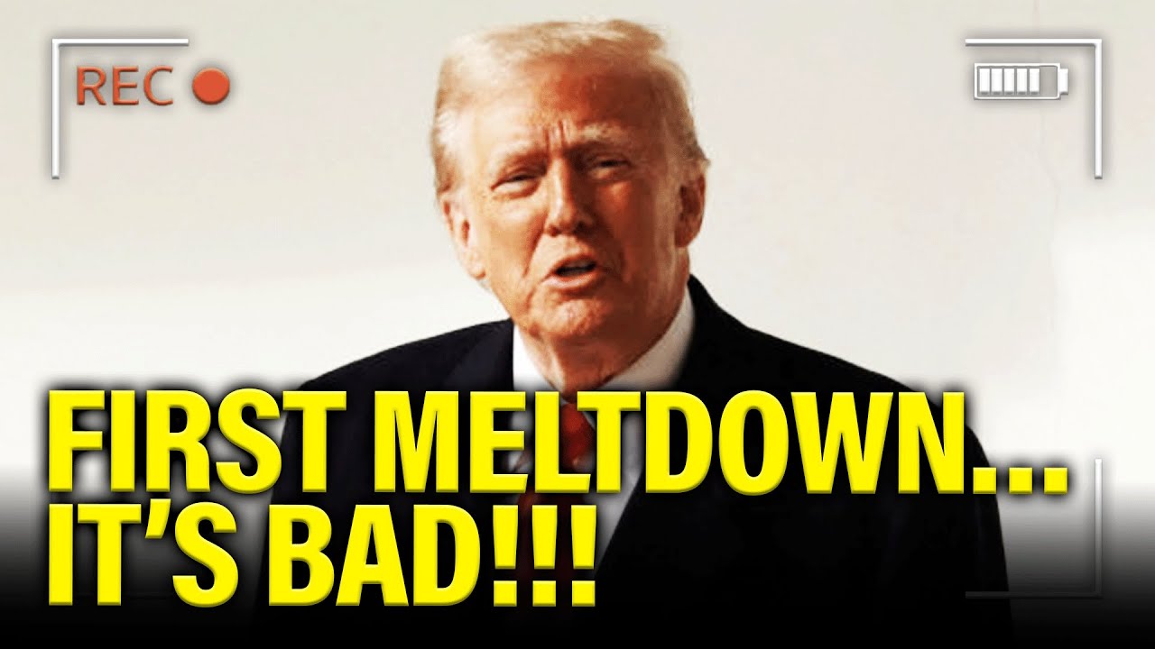 Trump HAS FIRST MELTDOWN at White House
